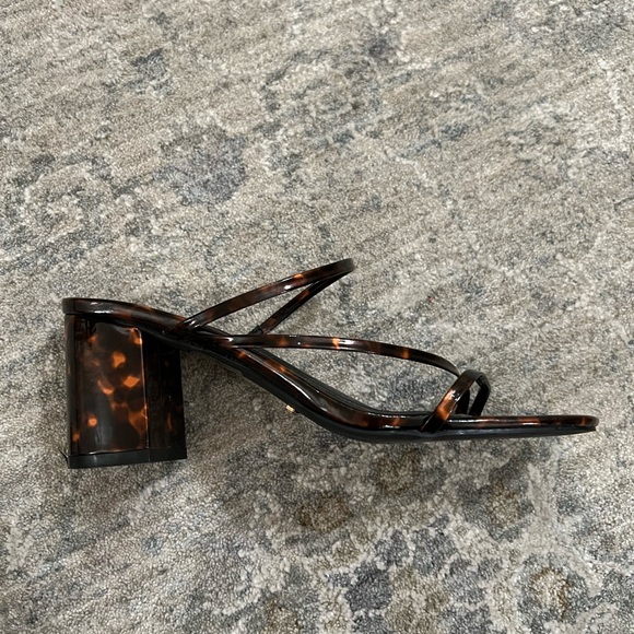Billini Shoes - Billini Tortoise Shell Strappy Heel Sandal